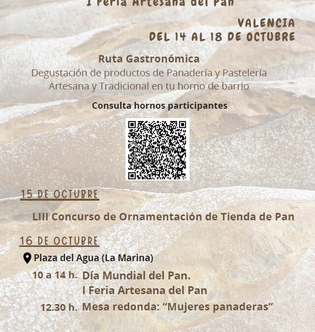 I Jornadas Gastronómicas de Panadería y Pastelería Artesana y I Feria Artesana del Pan