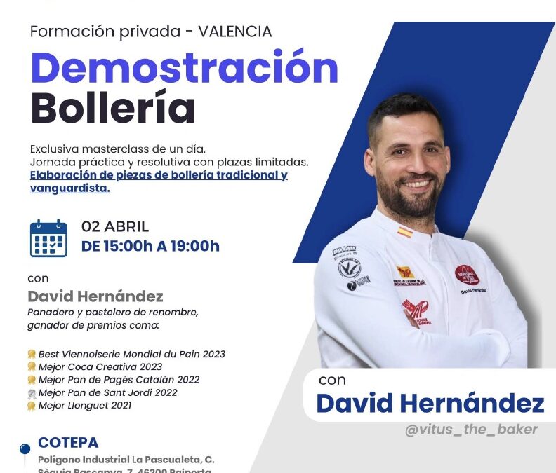 Jornada Elaboración de piezas de bollería tradicional y vanguardista