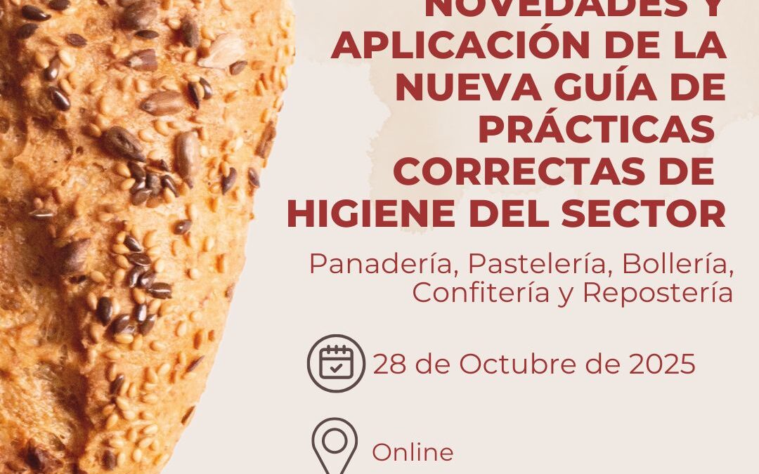 Webinar Novedades y Aplicación de la Nueva Guía de Prácticas Correctas de Higiene