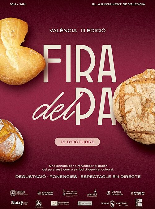 Los hornos valencianos reivindicarán su presente y futuro en la III Feria Artesana del Pan